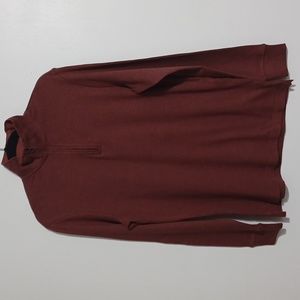 CHAPS Mens long sleeve pullover shirt w/ quarter zipper close.  NWT.  Size SMALL